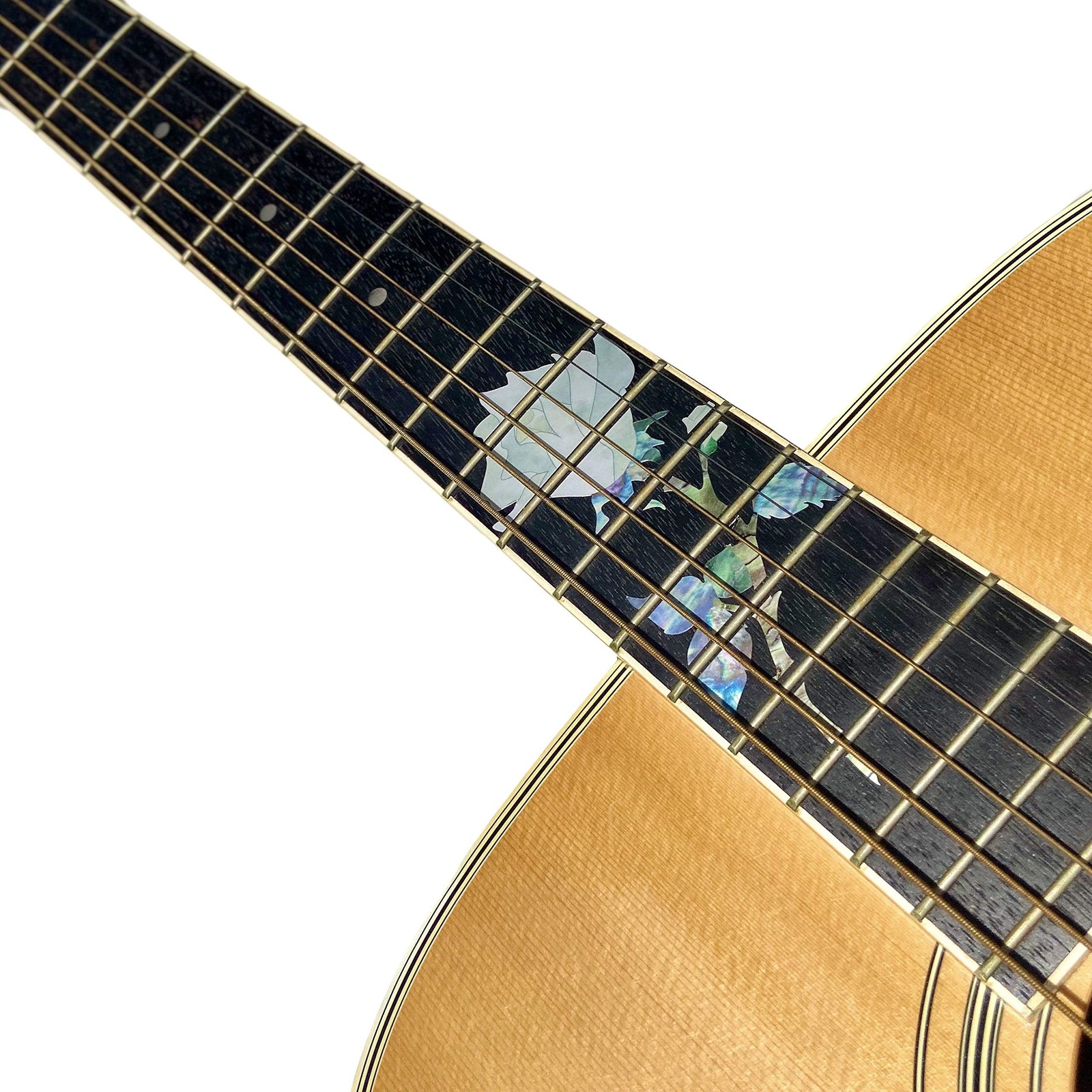 Jockomo Single Rose Guitar Inlay Sticker