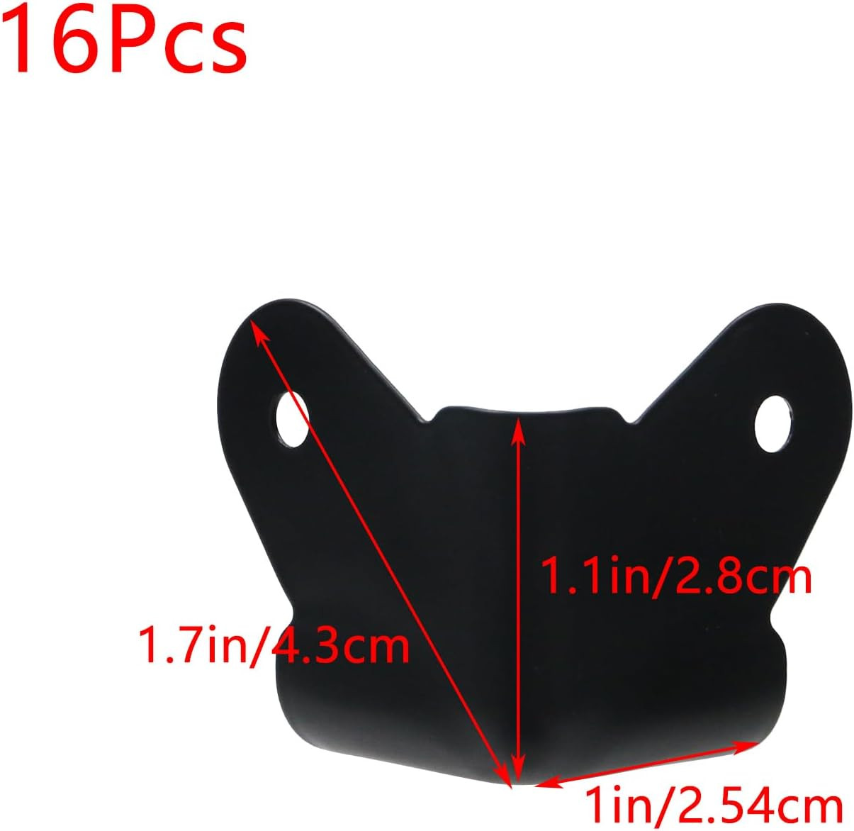 16 Pcs Speaker Cabinet Corner Protectors Rounded Metal Corner Protector for Ampl