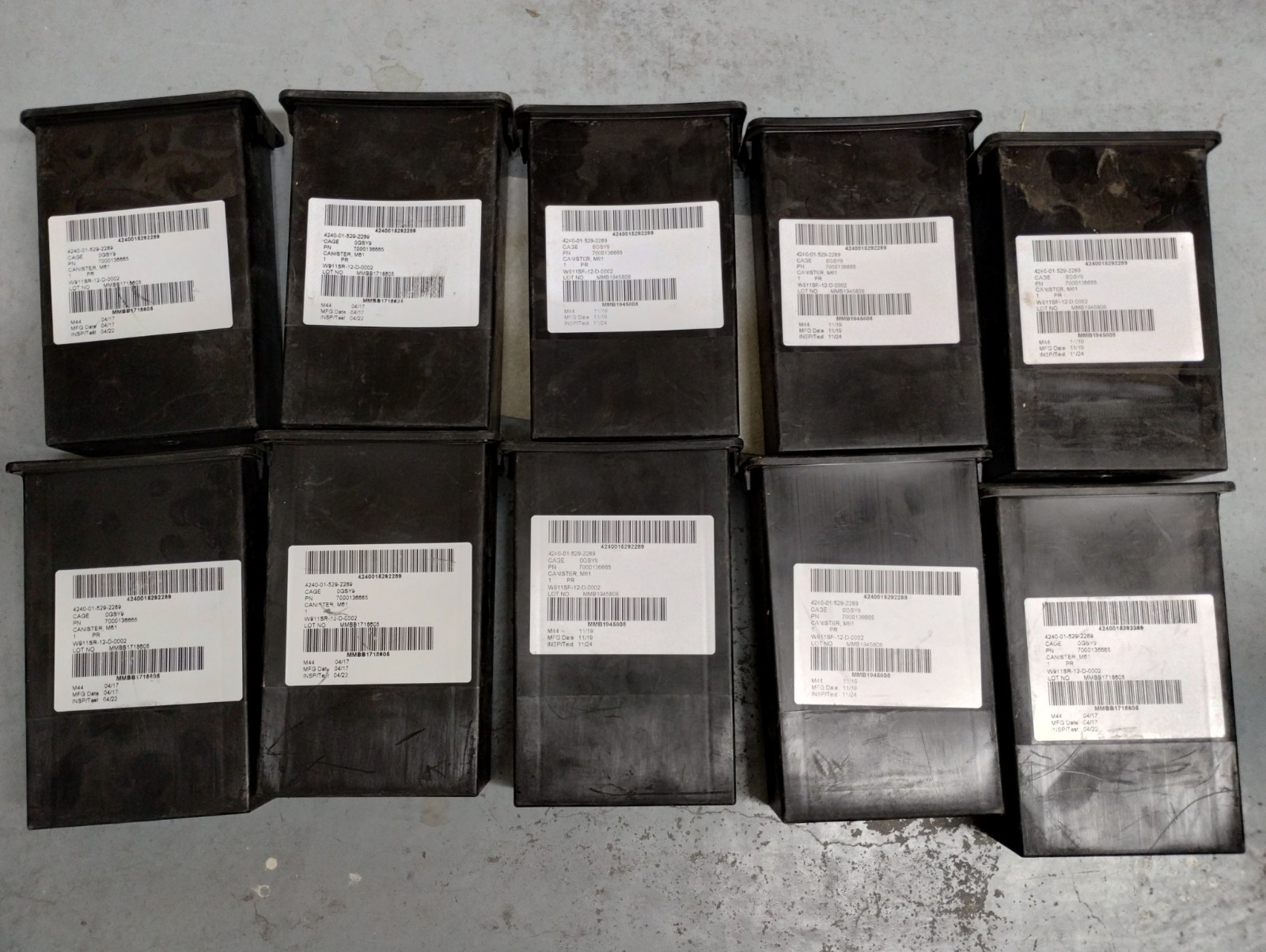 10 Avon M50 Gas Mask Filters M51 JSGPM CBRN J-list NBC Devgru MARSOC PAPR NSW SF