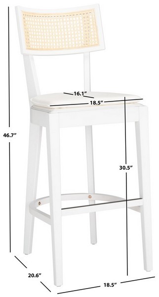 Safavieh GALWAY CANE BAR STOOL, Reduced Price 2172778567 BST1505C