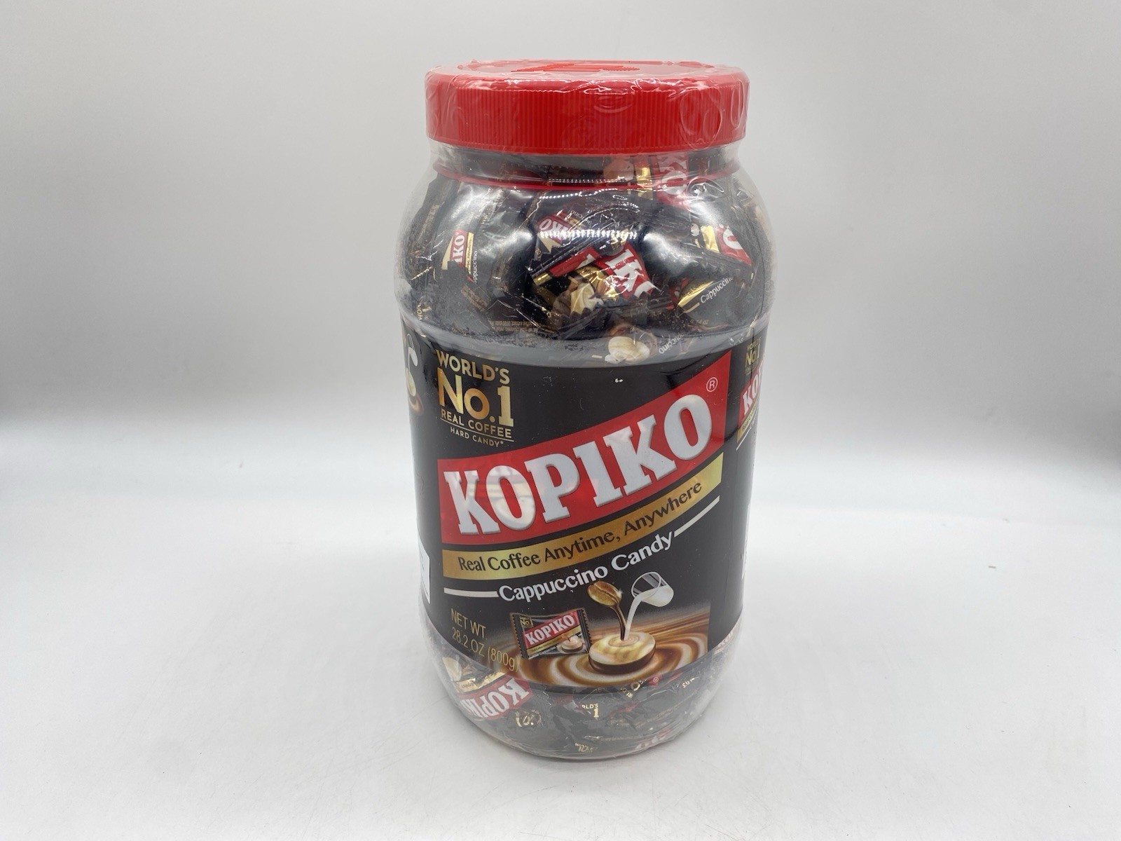 Kopiko Cappuccino Candy 28.2 Oz Bulk 200 Pieces/Jar