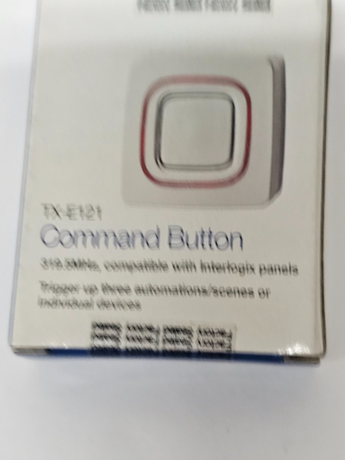 Interlogix TX-E121 Automation Action Button, Qolsys, GE & Interlogix Compatible