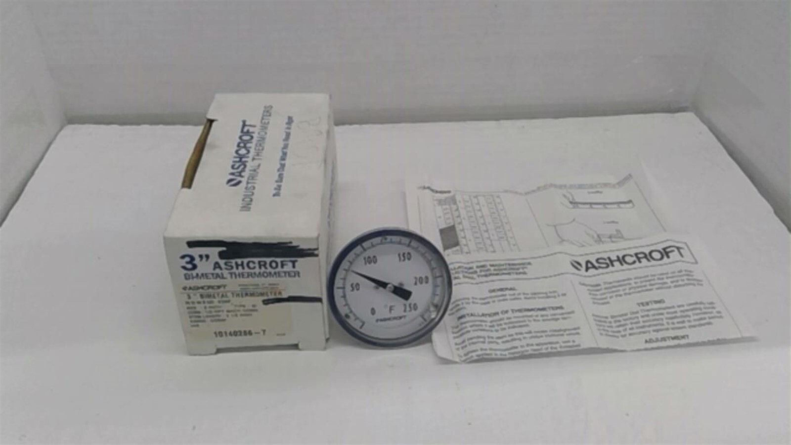 Ashcroft 30El60R0250/250F 3"Bimetal Thermometer