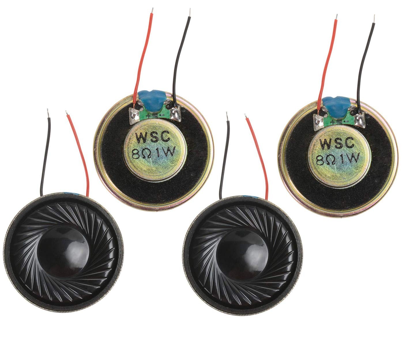 YXQ 1W 8 Ohm Micro Internal Speaker Loudspeaker 32mm Dia Round Metal Shell...