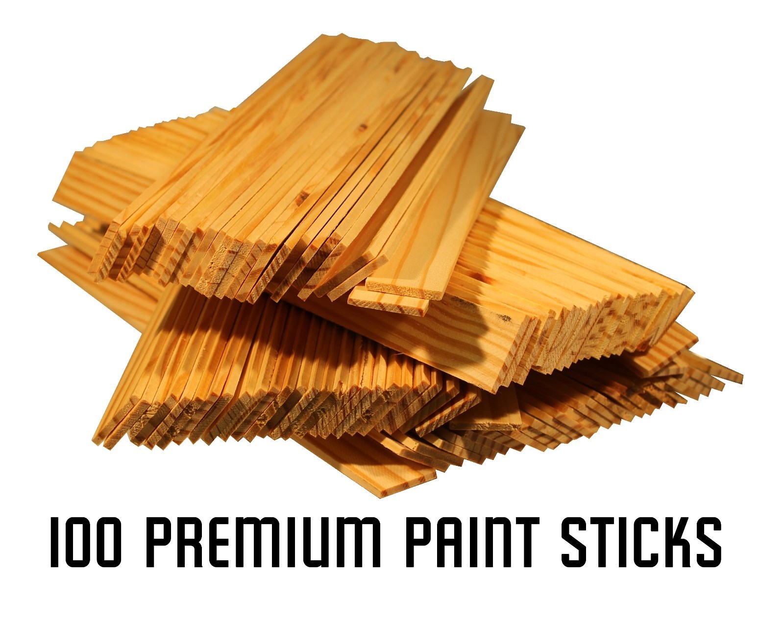 Paint sticks premium, real wood, strong, 100 count, SMR-WOOD