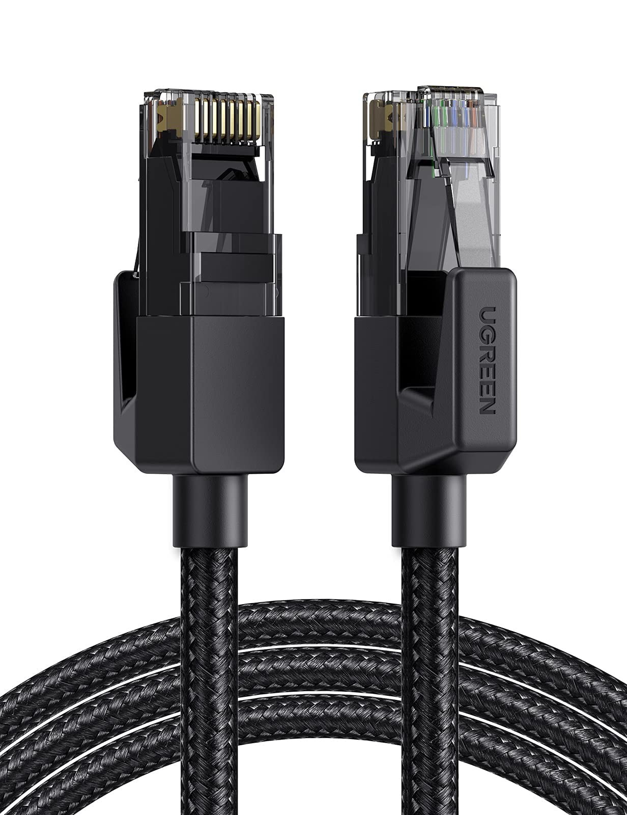 UGREEN Cat 6 Ethernet Cable Braided Cat6 Gigabit High Speed 3FT, Black
