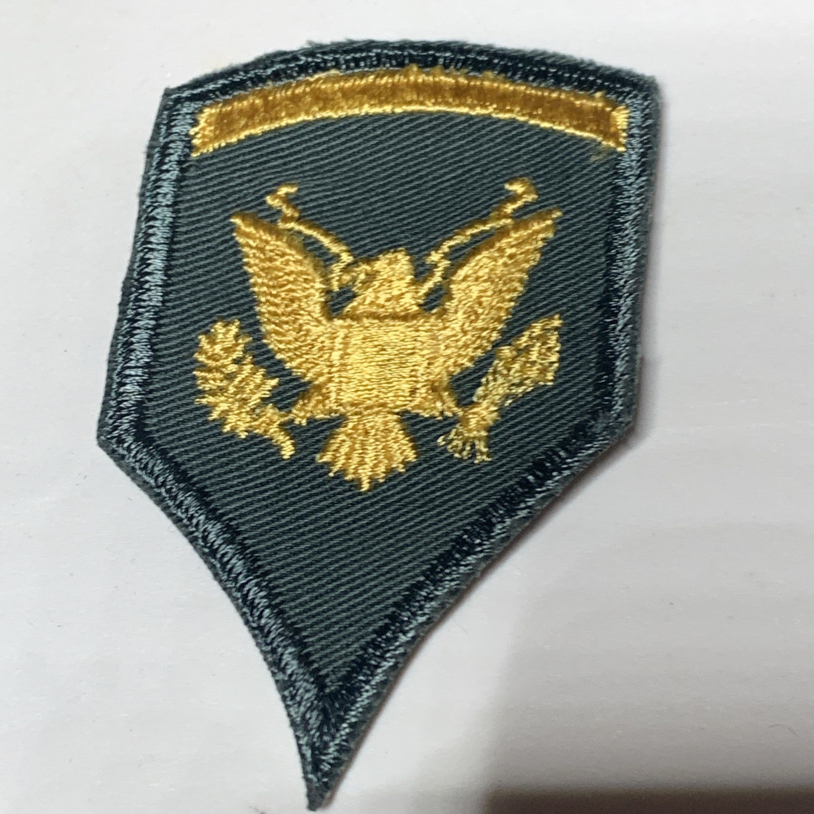 U.S. Army Vietnam Era Female Specialist Rank Gold Eagle Patch #276