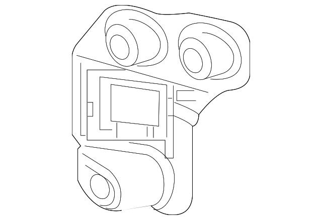 Genuine Blind Spot Detection System Warning Sensor Bracket 118-821-12-00