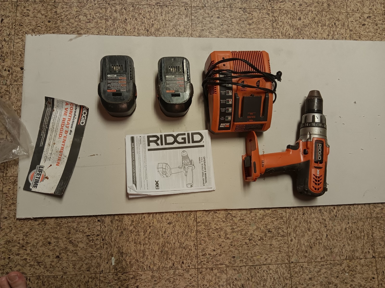 1/2 inch rigid drill/driver 18v