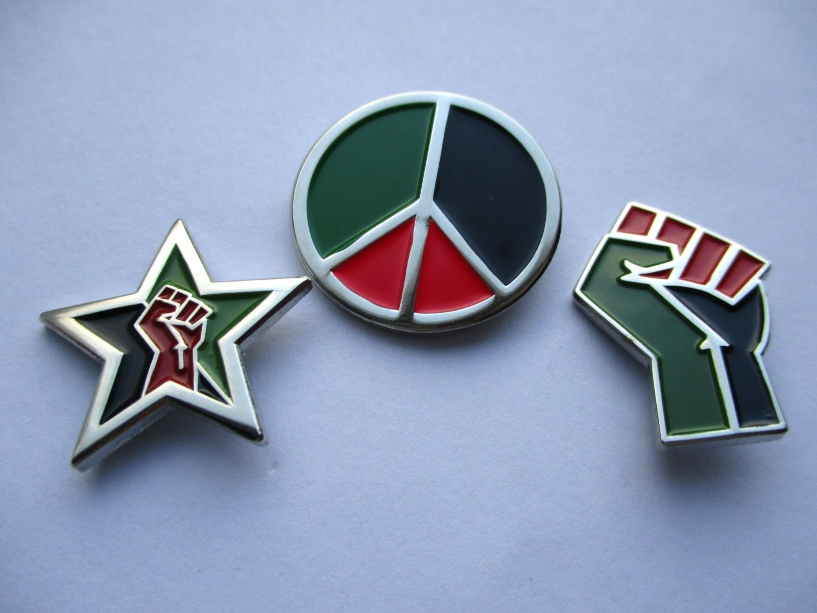 PALESTINE METAL BADGE JOB LOT peace solidarity socialist anti war