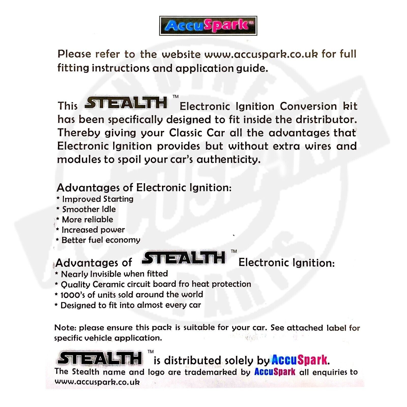 BMW 2002 AccuSpark ™ Electronic Ignition Conversion