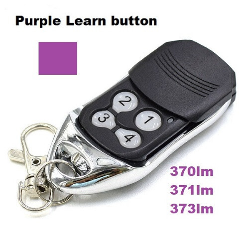 1PK for Chamberlain LiftMaster Garage Door Opener Remote Purple Learn Button US