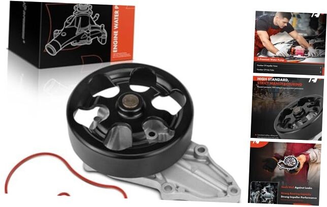 Engine Water Pump with Seal & Pulley Compatible with Honda CR-V CRV 2012