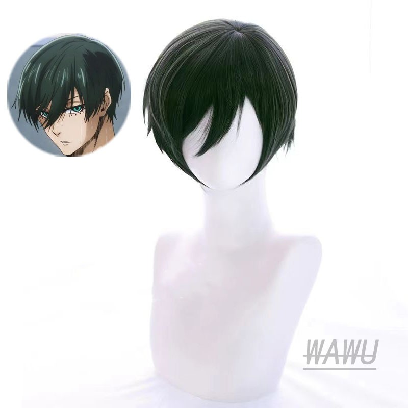 BLUE LOCK Rin Itoshi Cosplay Wig Short party hair Synthetic Costume Wigs