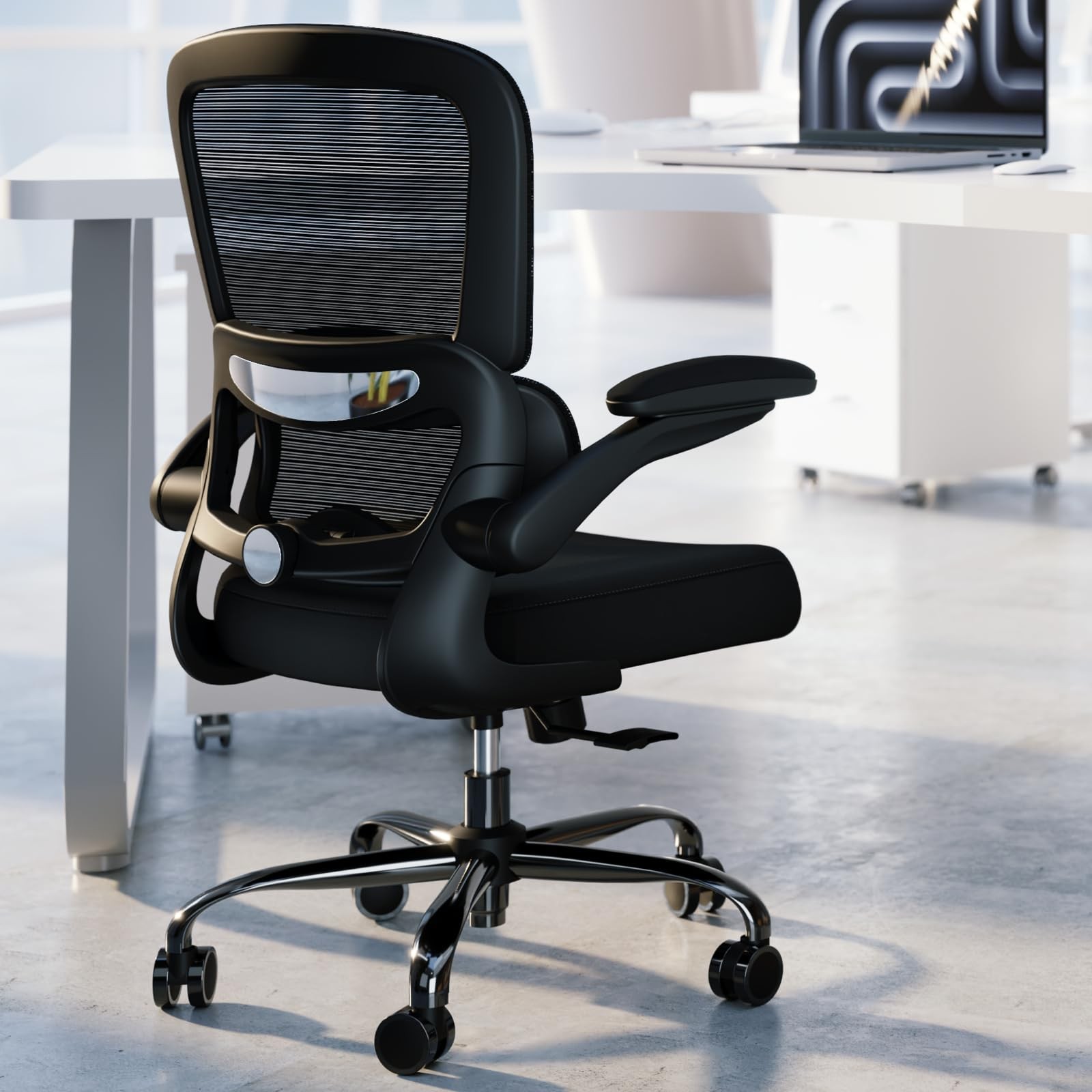 Ergonomic Office Chair with Adjustable Lumbar Support and Mesh Design