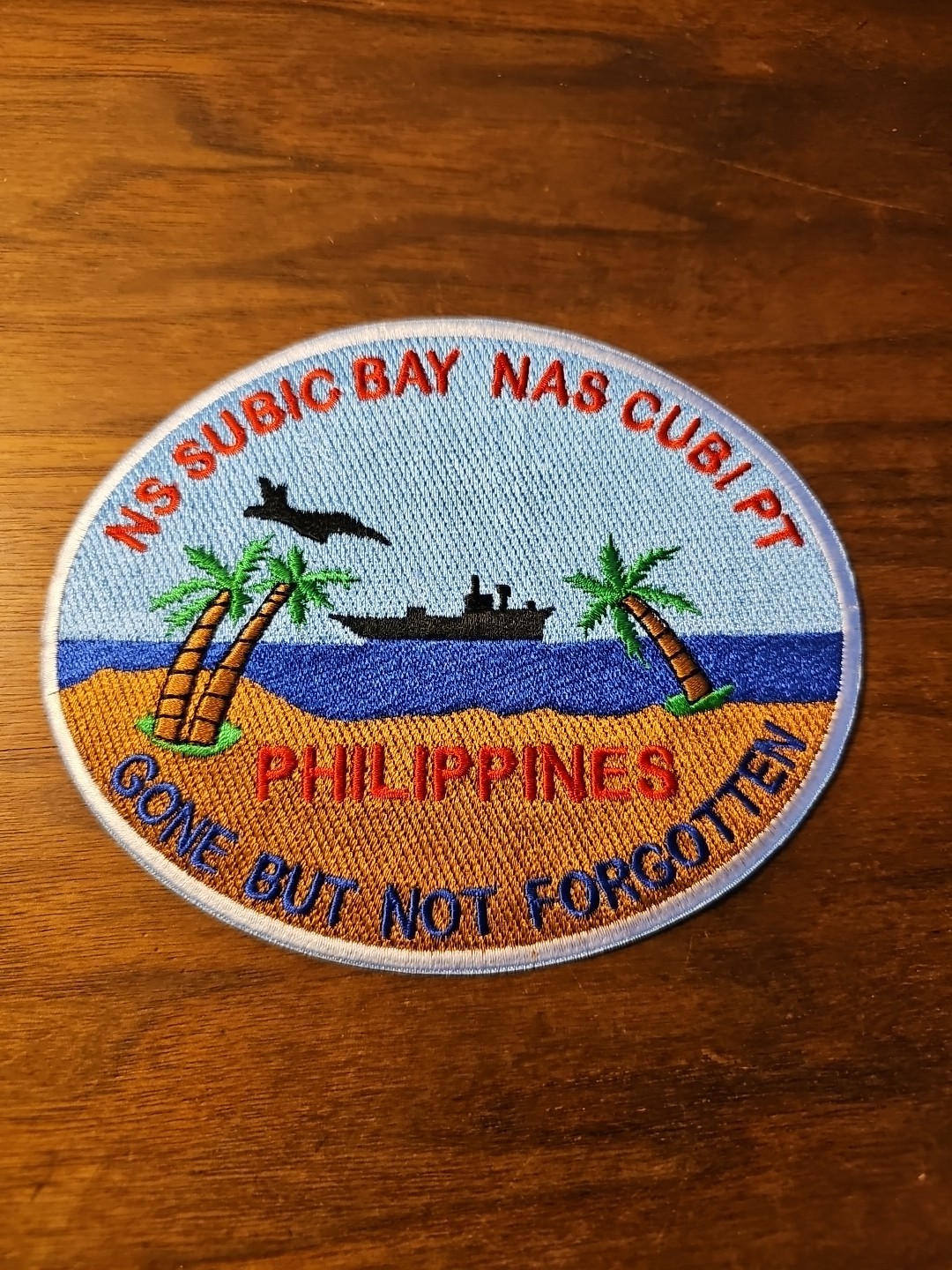 US NAVY BASE PATCH, NS SUBIC BAY/ NAS CUBI PT, PHILIPPINES           Y