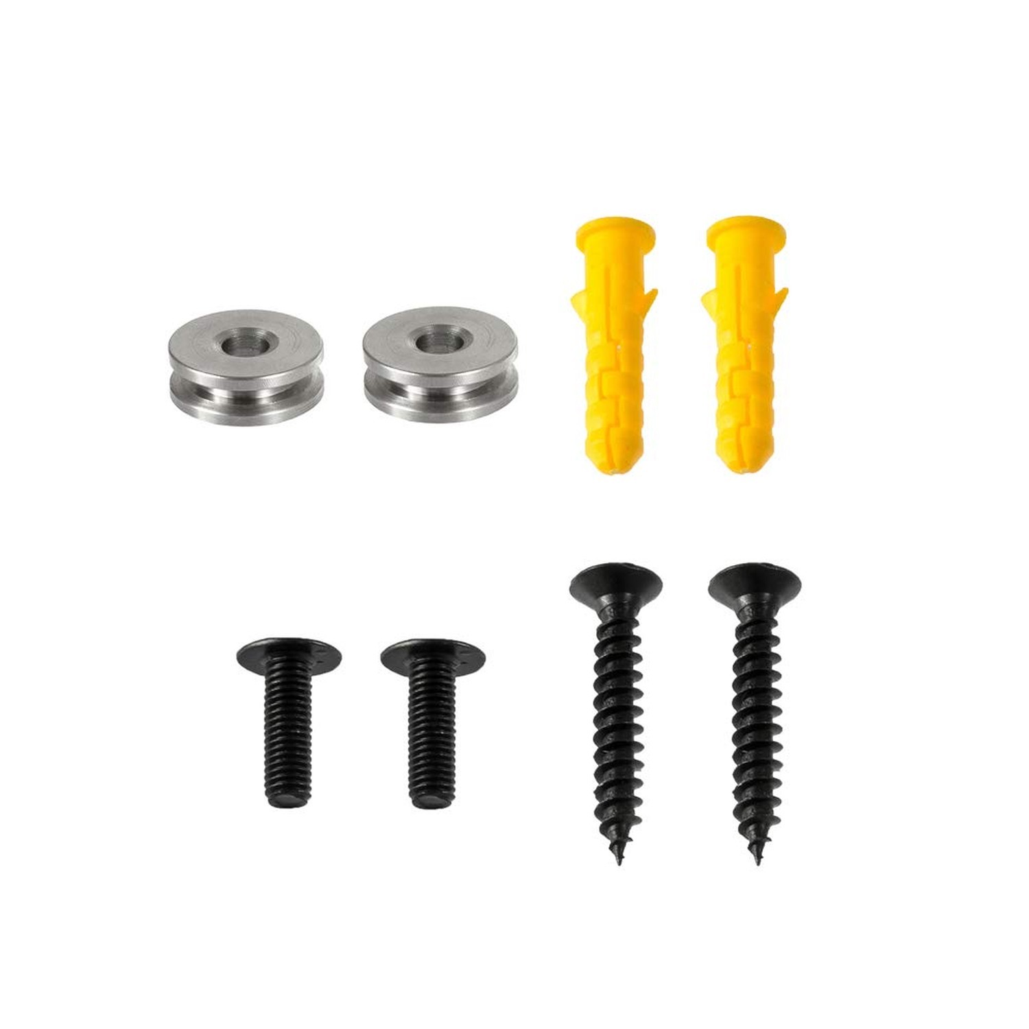 Soundbar Wall Mount Metal Hug Rings + Screws + Wall Anchors, Sturdy Hang Soun...