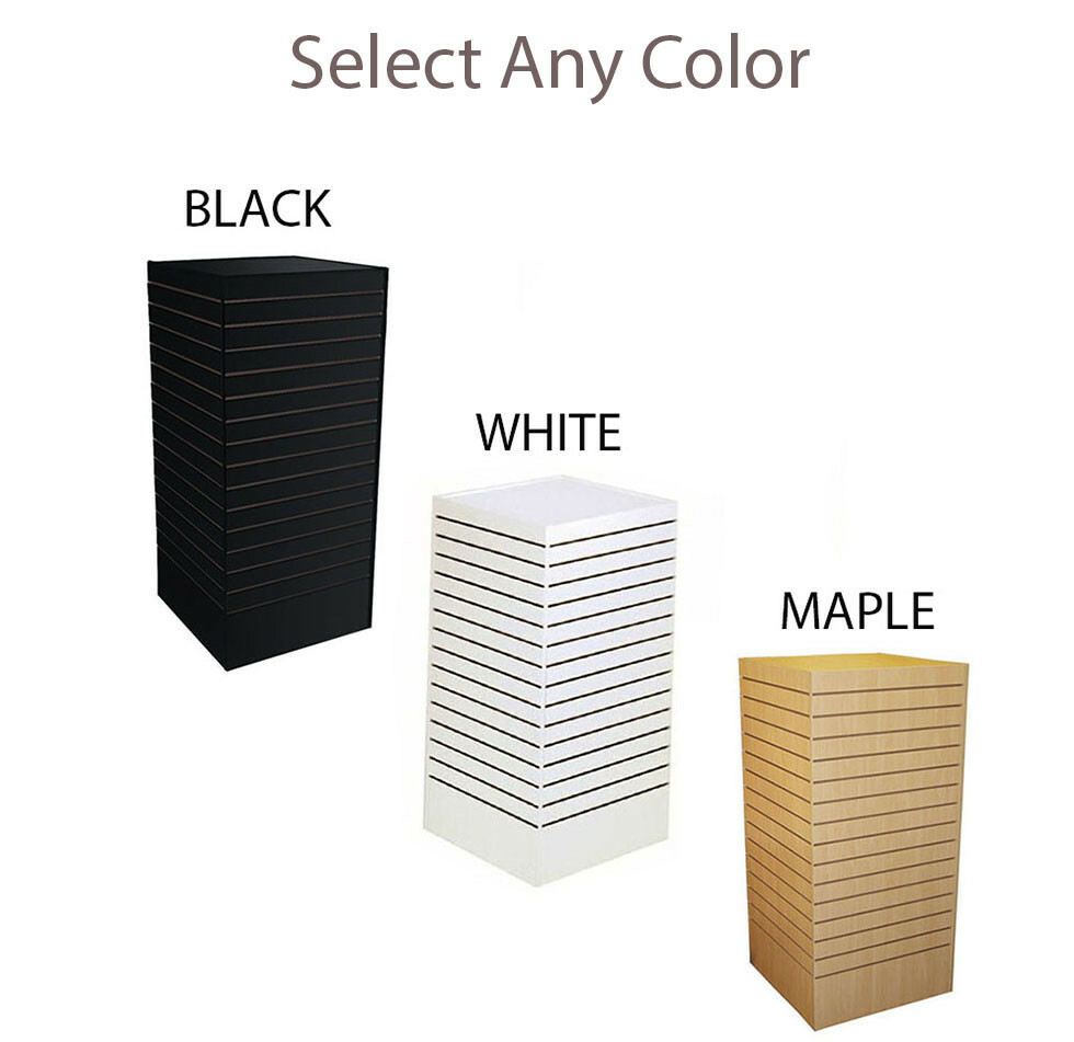 24" x 24" x 54" Slatwall Tower Unit Retail Store Display Fixture