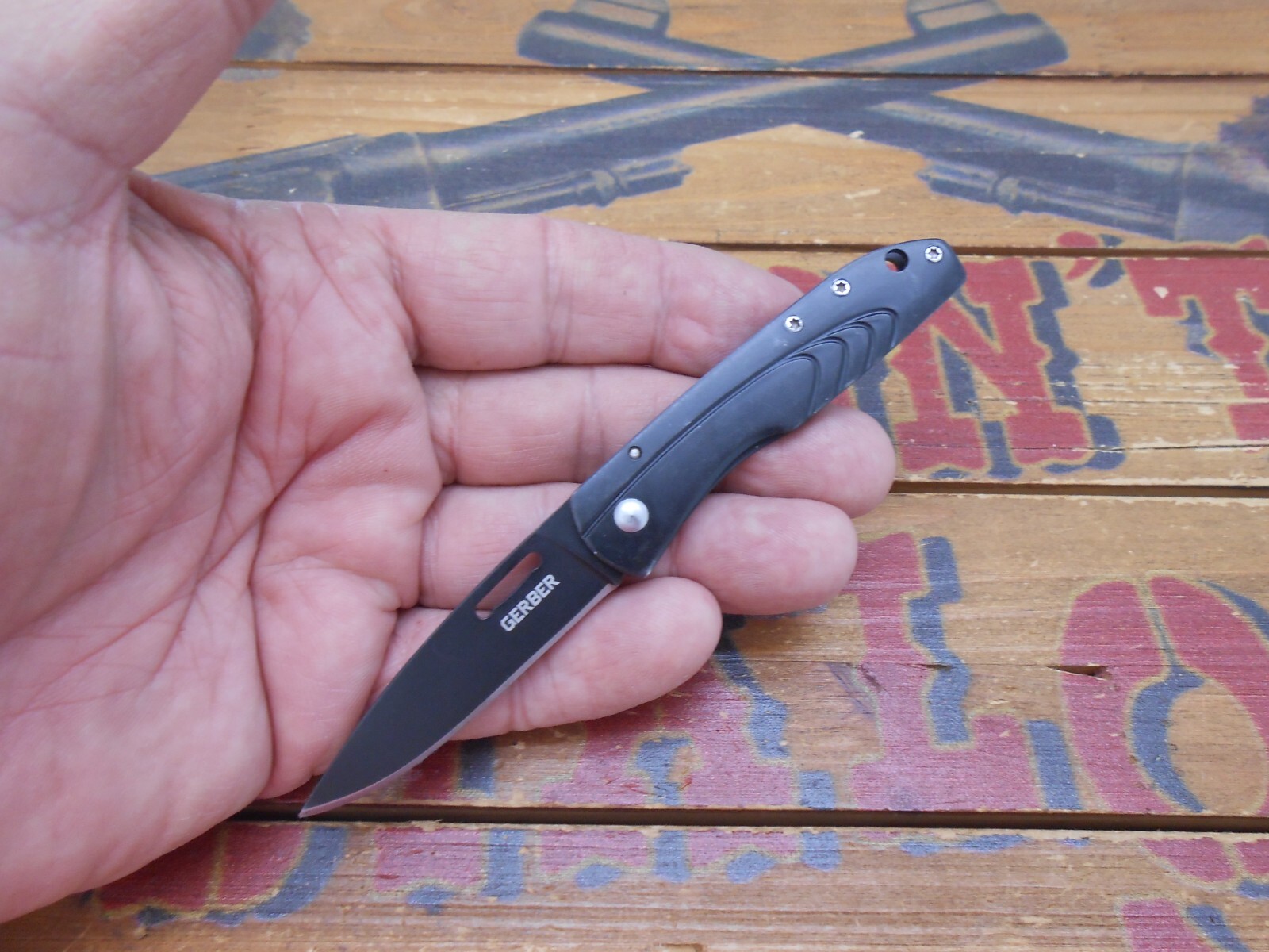 Gerber STL 2.0 Pocket Knife Frame Lock Plain Edge Blade