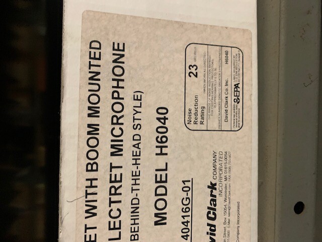 40416G-01/H6040  DAVID CLARK