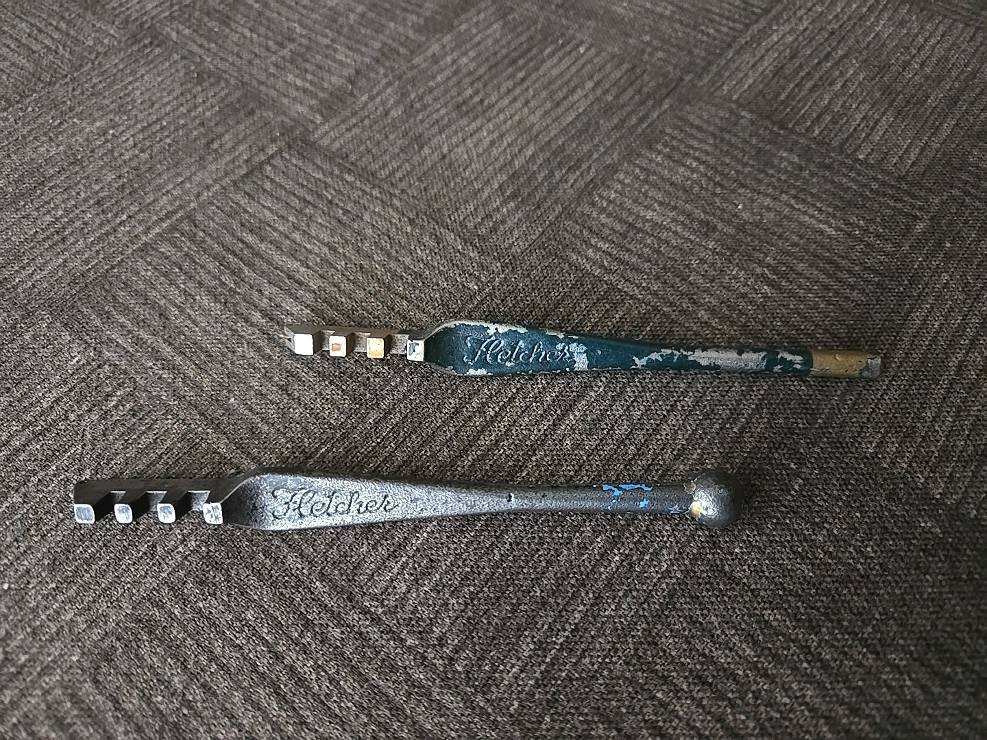 FLETCHER - Gold Tip - Glass Cutter Lot of 2 - Vintage Pre Owned