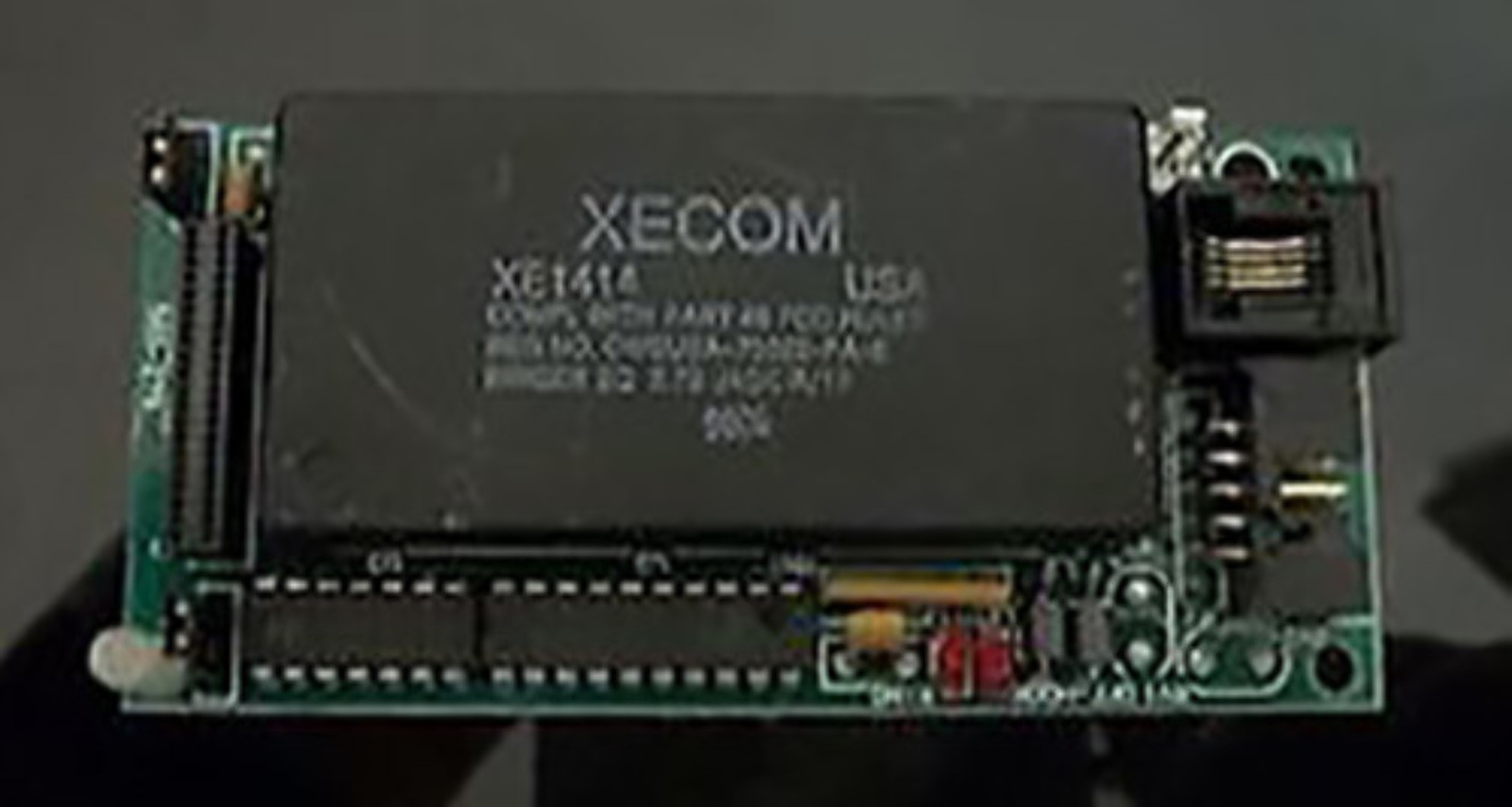 SIMPLEX XECOM MEDIA PANEL BOARD CARD 565-279C
