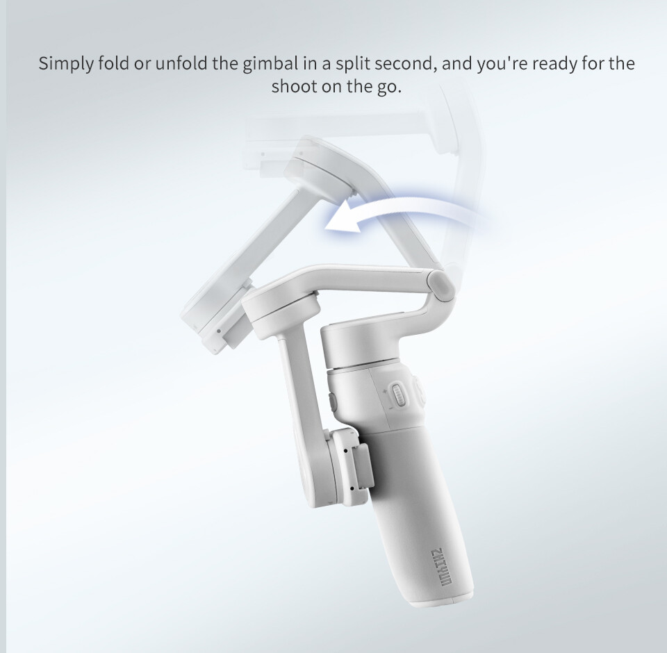 Zhiyun Smooth Q4 Gimbal 3-Axis Portable Foldable for Android iPhone Stabilizer