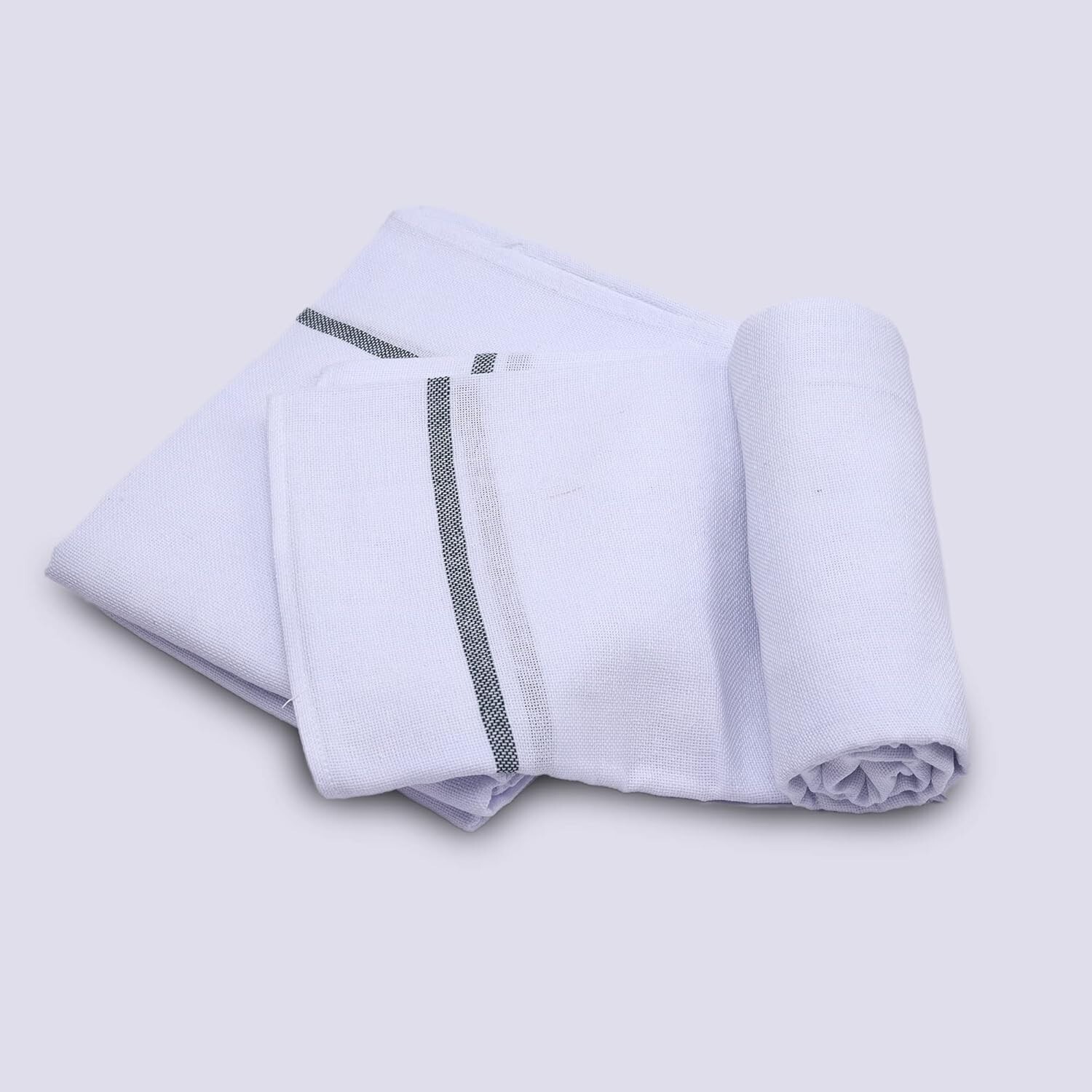Traditional Cotton Kerala Thorthu Bath Towel (Size: 44 X 22 inch, Pack of 4)