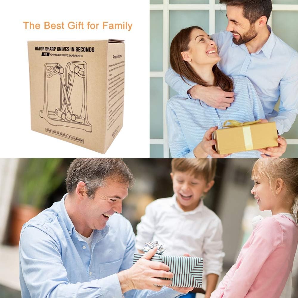 Kitchen Knife Sharpener - Professional Manual Sharpening Tool