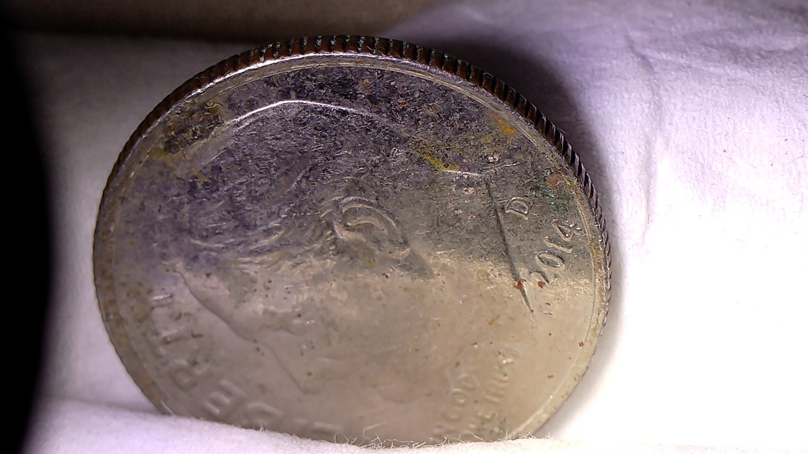 RARE 2014 DENVER ROOSEVELT MULTIPLE MINTING ERROR DIME.