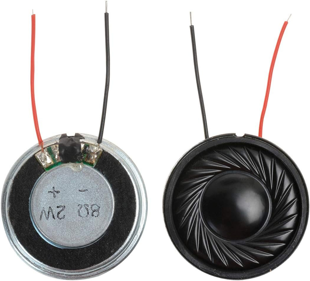 2W 8 Ohm Micro Internal Speaker Magnet Loudspeaker 28Mm Dia round Metal Shell Wi