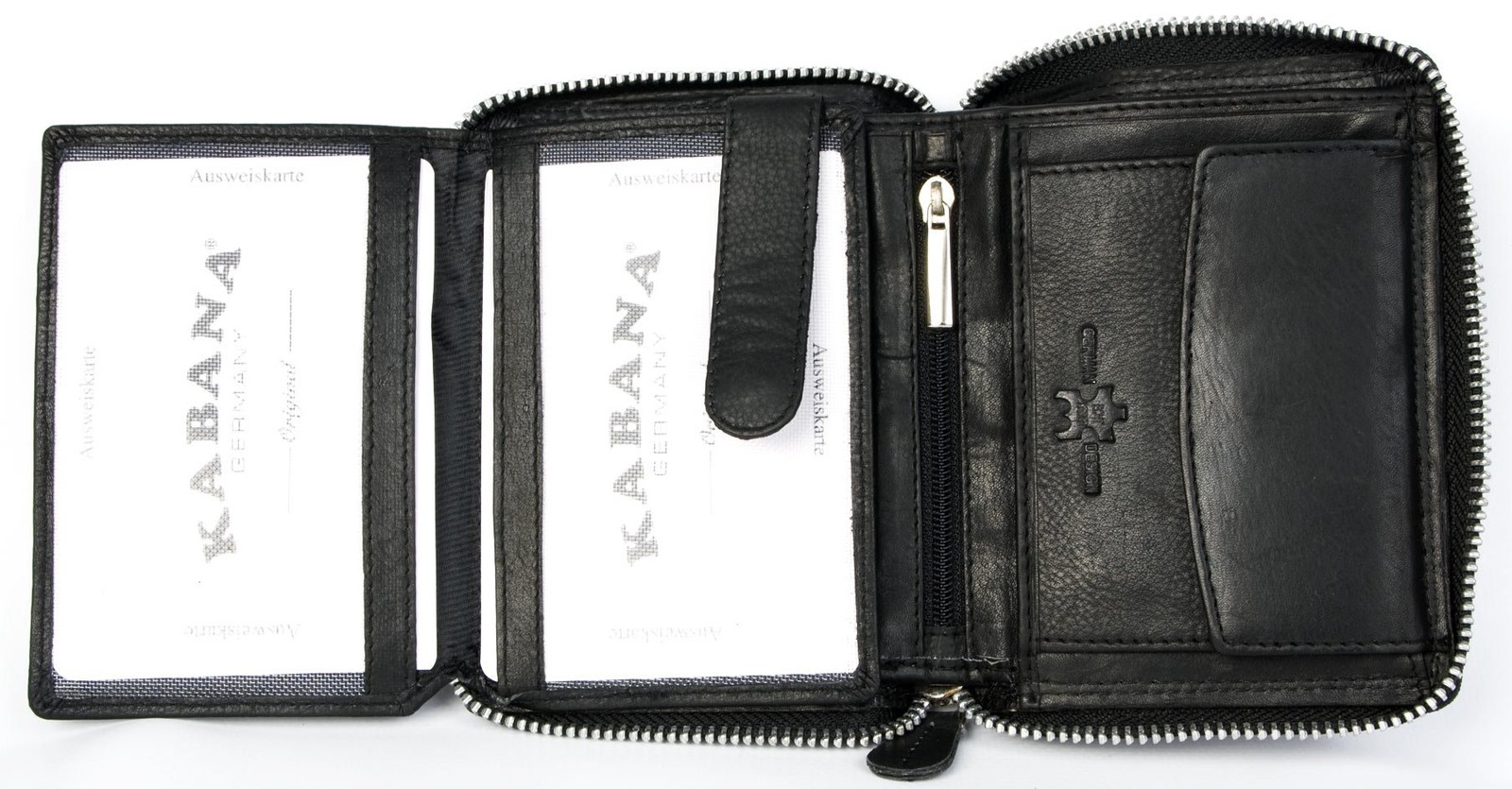 Men's Tri Fold, Black, One Size