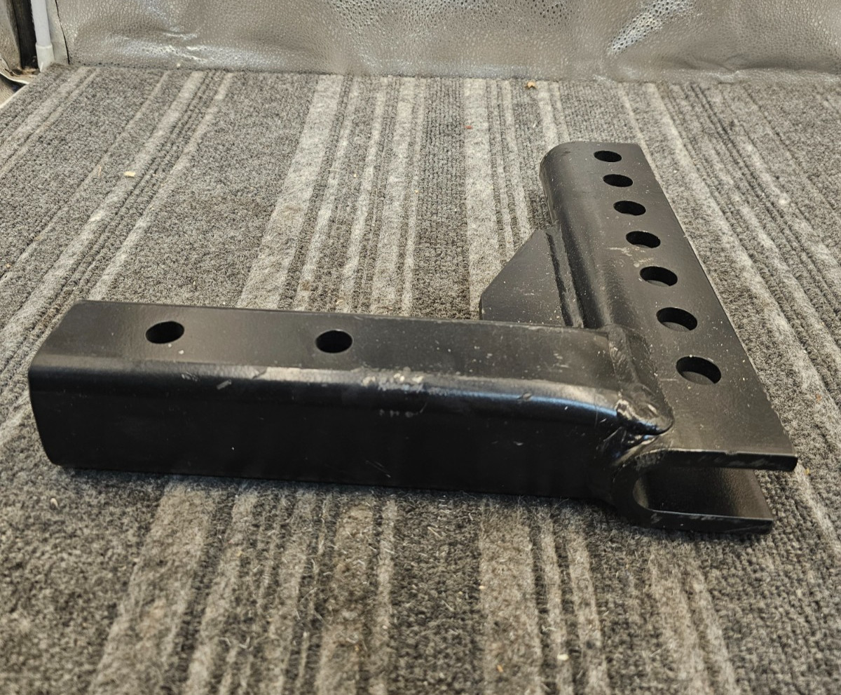 Receiver Weight Distribution Shank 7 Hole Black Heavy Duty 12" x 12-1/2 x 2-1/2