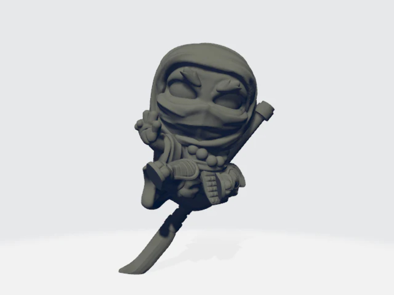 Celia Miniatures - Jumping Monk