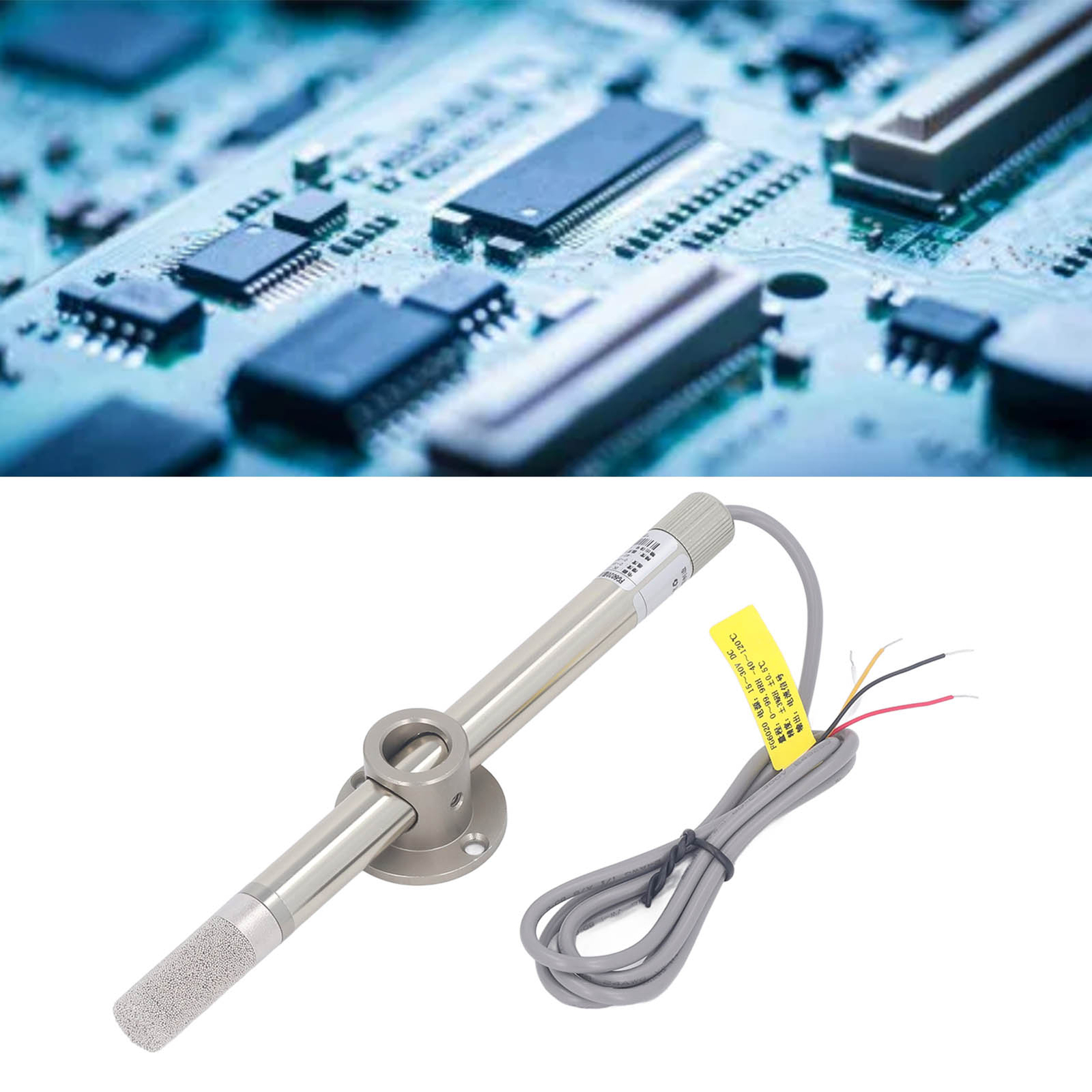Temperature Humidity Sensor 4‑20mA Output 15‑30V DC Transmitter Sensor Probe