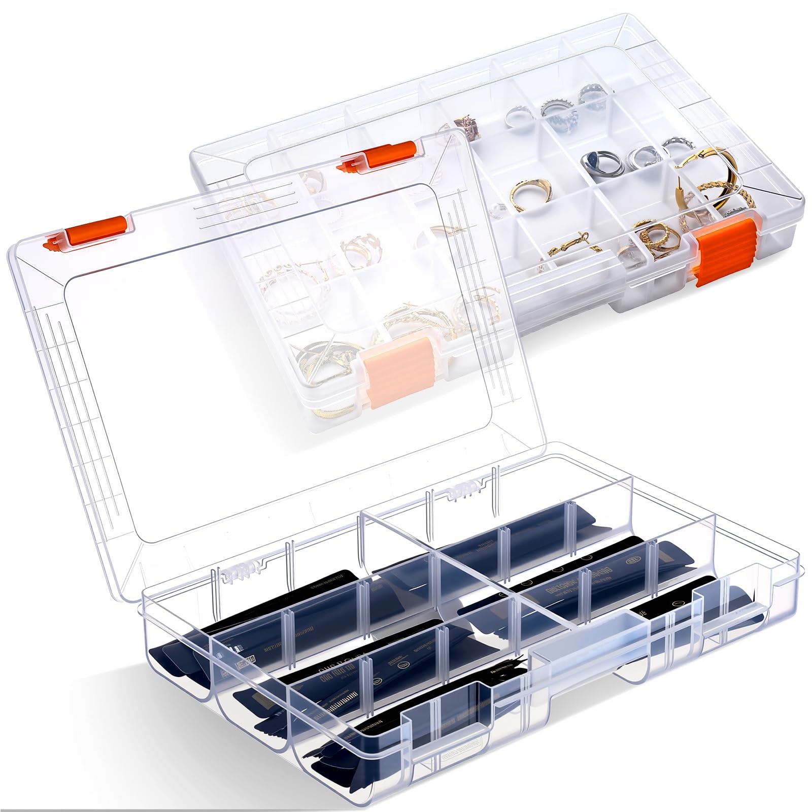 2 Pcs Drink Packet Organizer Drink Mix Water Flavor Packets Organizer Plastic...