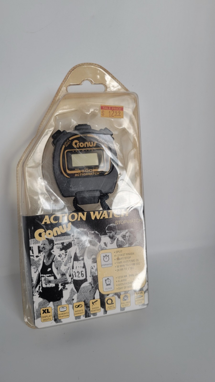Vintage Cronus Accusplit 1600 Actionwatch Stopwatch NOS Sealed Sports Timer