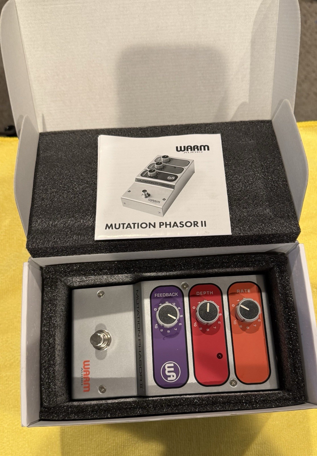 Warm Audio WA-MPH Mutation Phasor II Electro-Optical Phase-Shifting Pedal