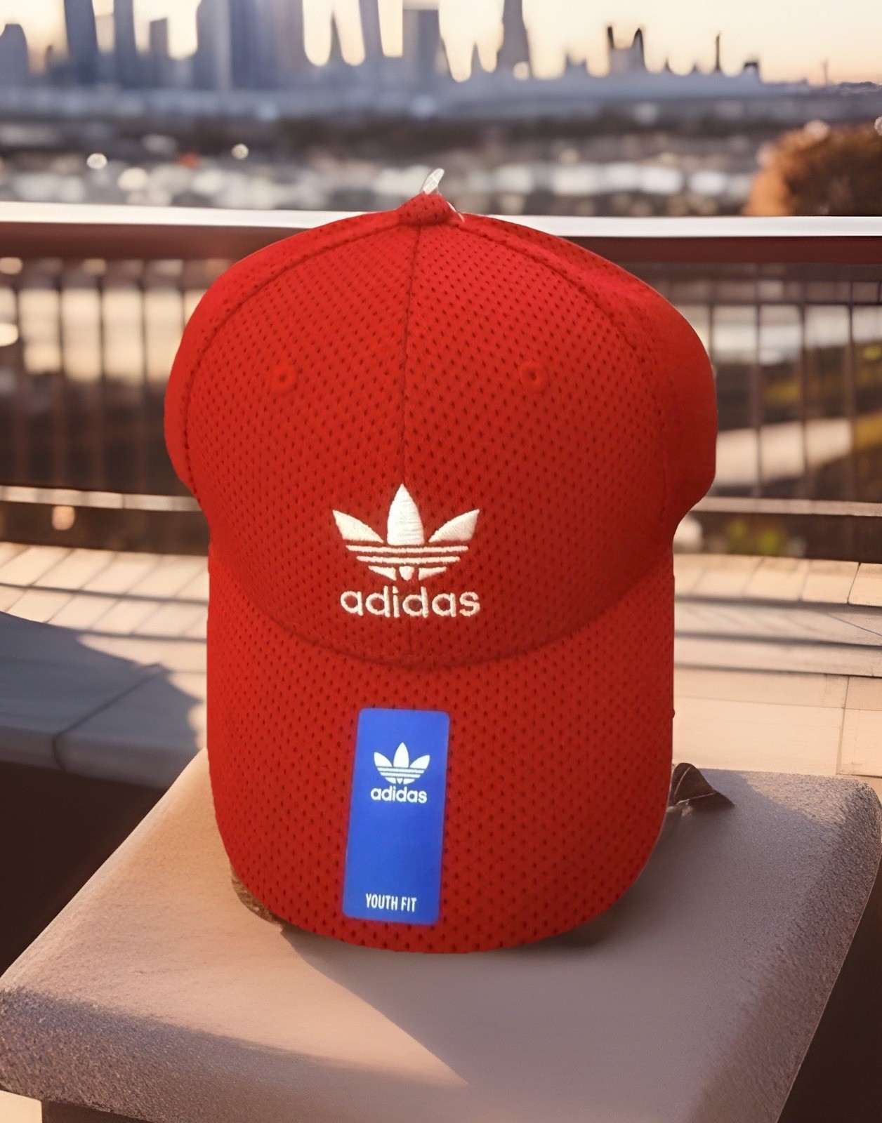 Adidas Originals Youth Fit Zig SnapBack Red MSRP $22.00