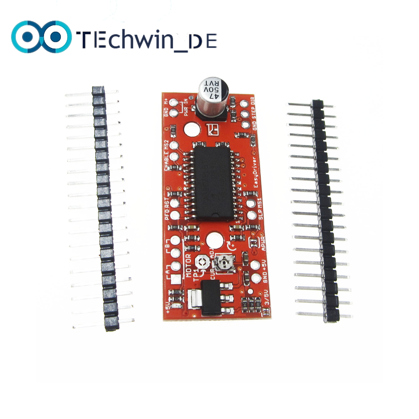 5PCS EasyDriver Shield stepping Stepper Motor Driver V44 A3967 For Arduino