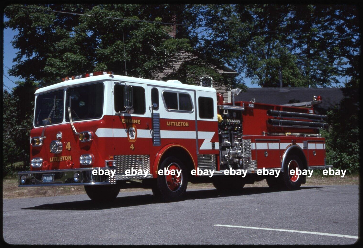 Littleton MA 1984 Maxim pumper Fire Apparatus Slide