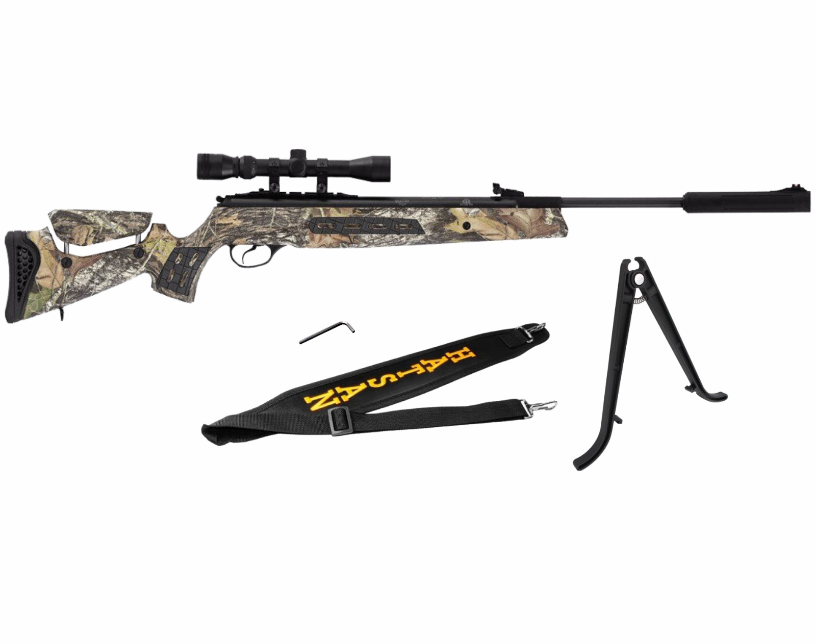 Hatsan MOD 125 Spring Break Barrel Sniper Camo .25 Cal Air Rifle w/ 3-9x32 Scope