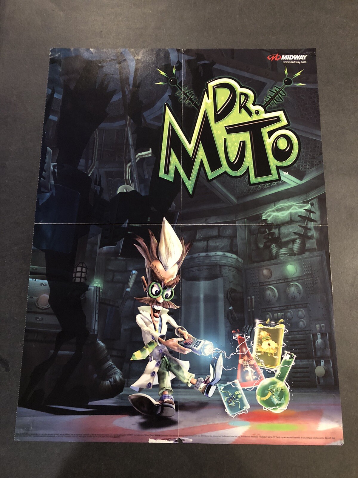 Justice League Dr Muto Nintendo power Poster Insert