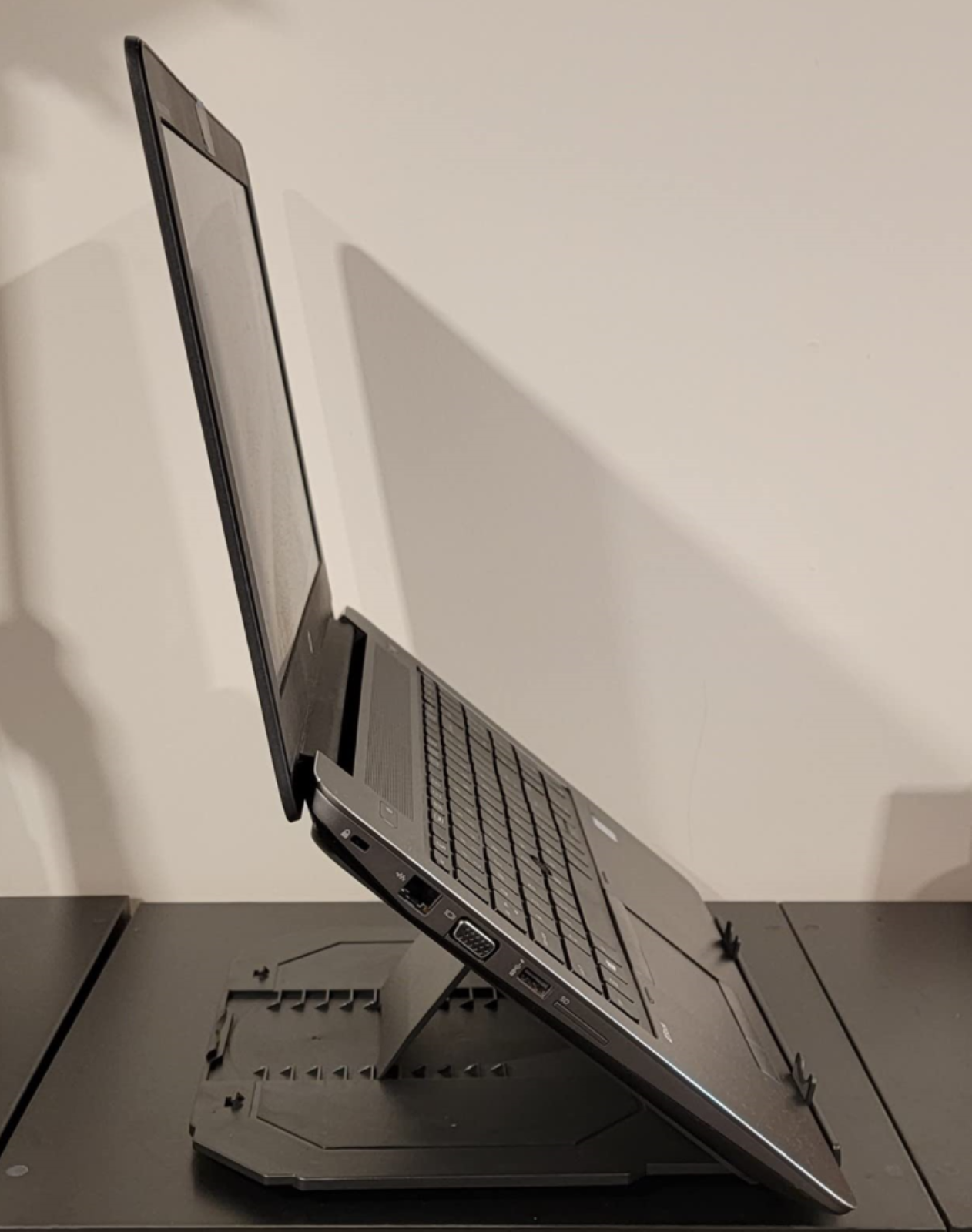 Laptop Stand for Desk Ergonomic Multi Angle Adjustable Height Portable Foldable