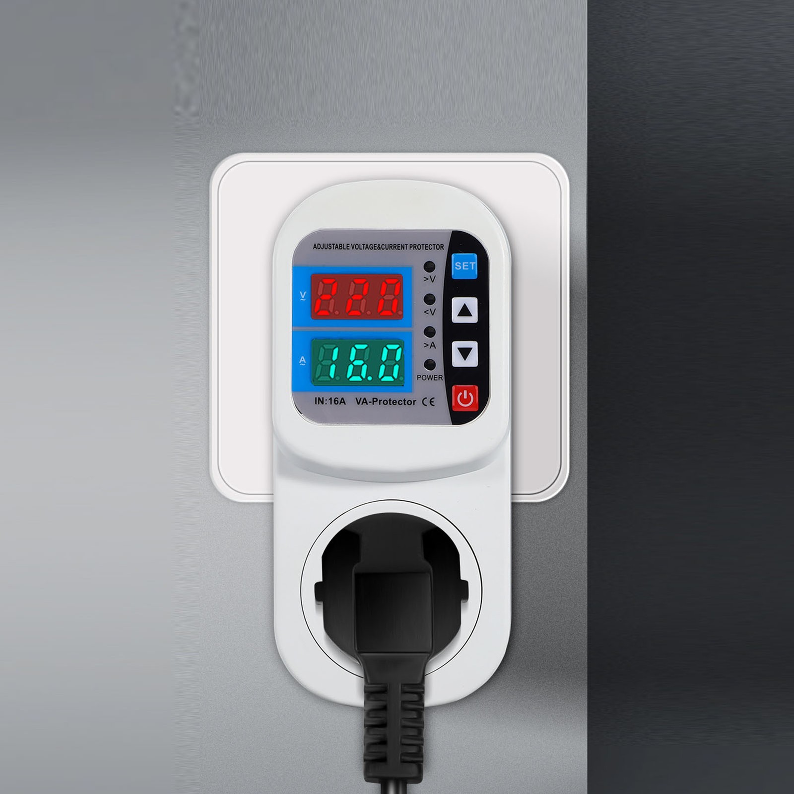 Adjustable Voltage Protector For Home Appliances Guard Socket Popular
