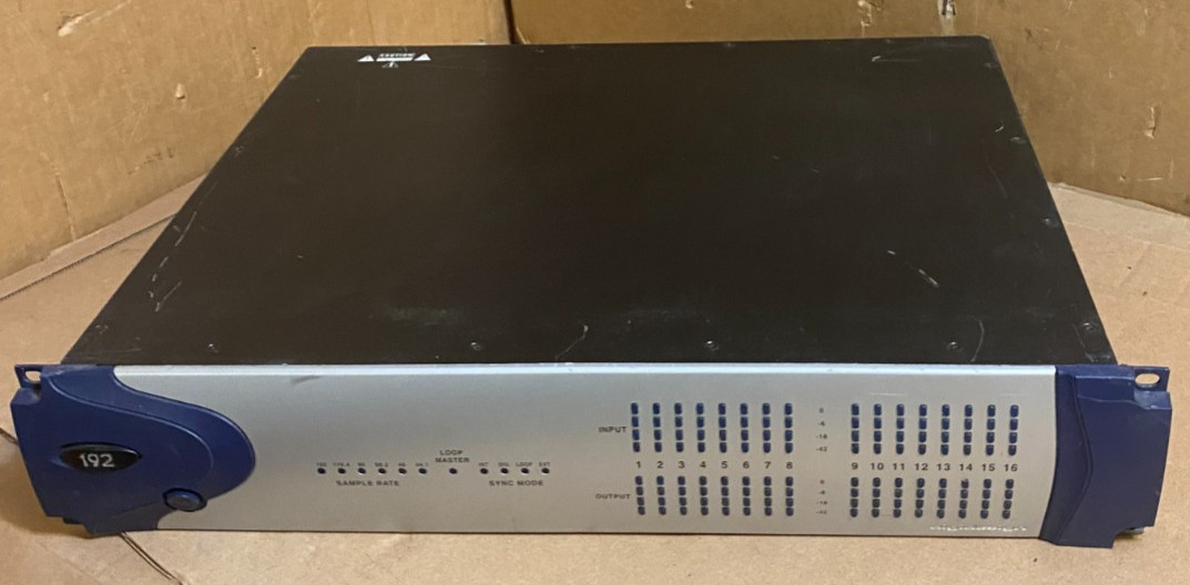 Avid Digidesign 192 I/O ProTools Interface MH192 1x Digital 2x Analog In 1x-Out