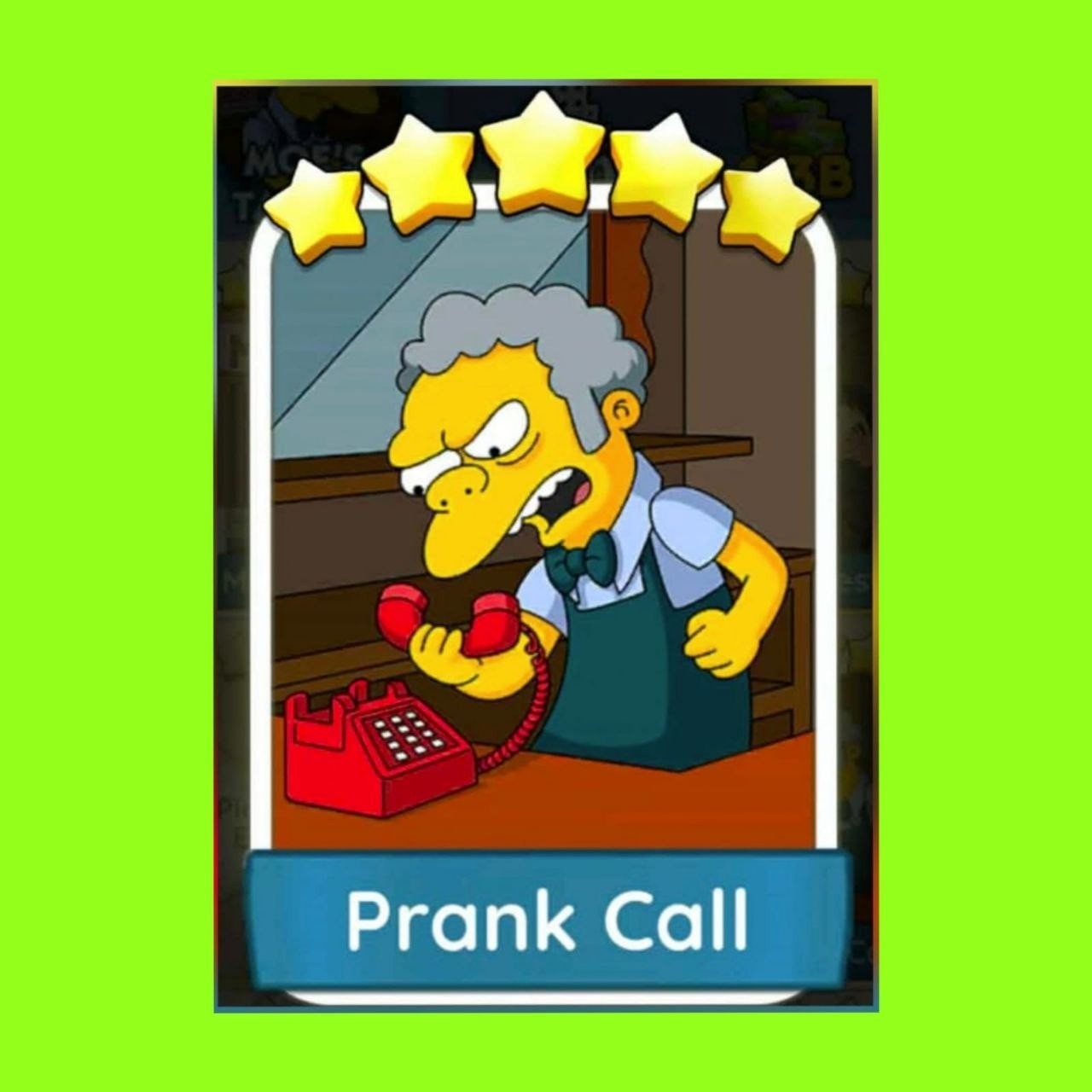 1 X Prank Call ( ⭐⭐⭐⭐⭐ ) - Set 18 - Mono_poly_Go Stickers - Suppar Service