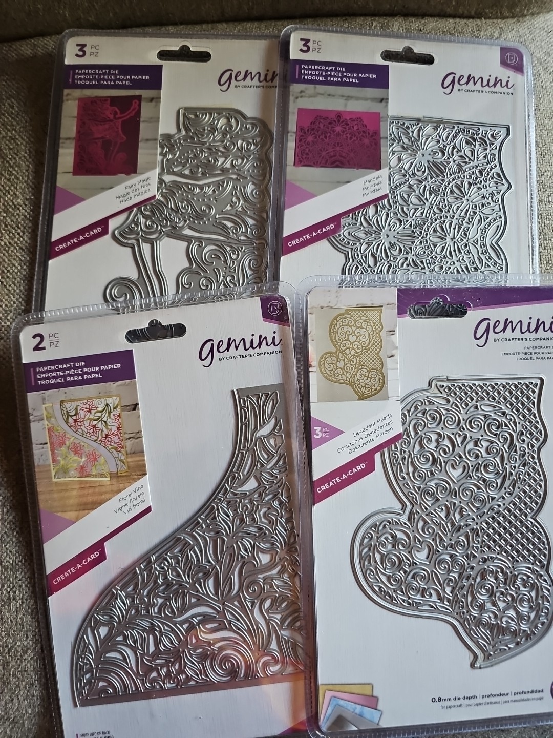 Gemini Create-A-Card Cutting Dies Crafters Companion NEW Various Designs Crafts