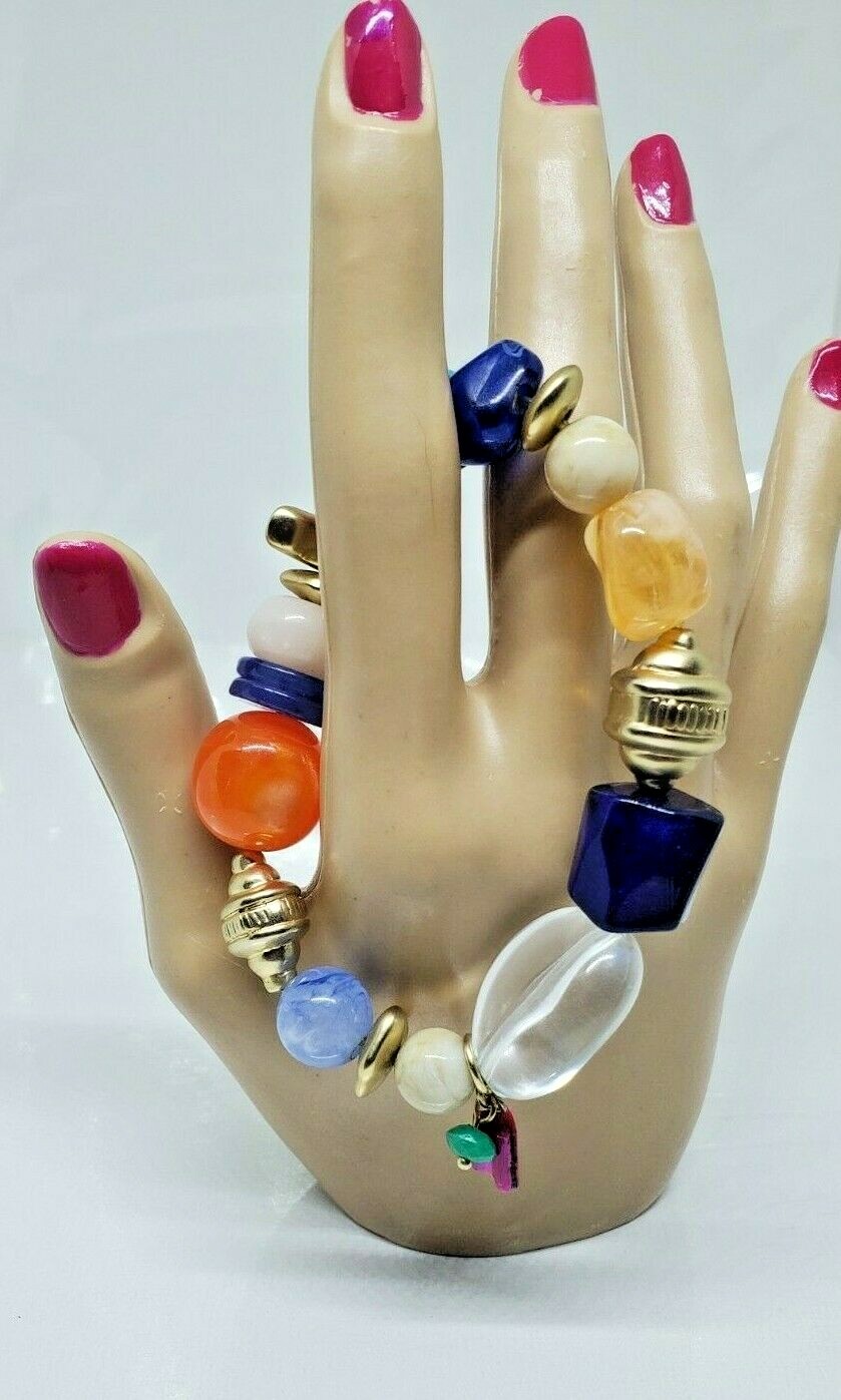 Colorful Multistone Stretch Bracelet