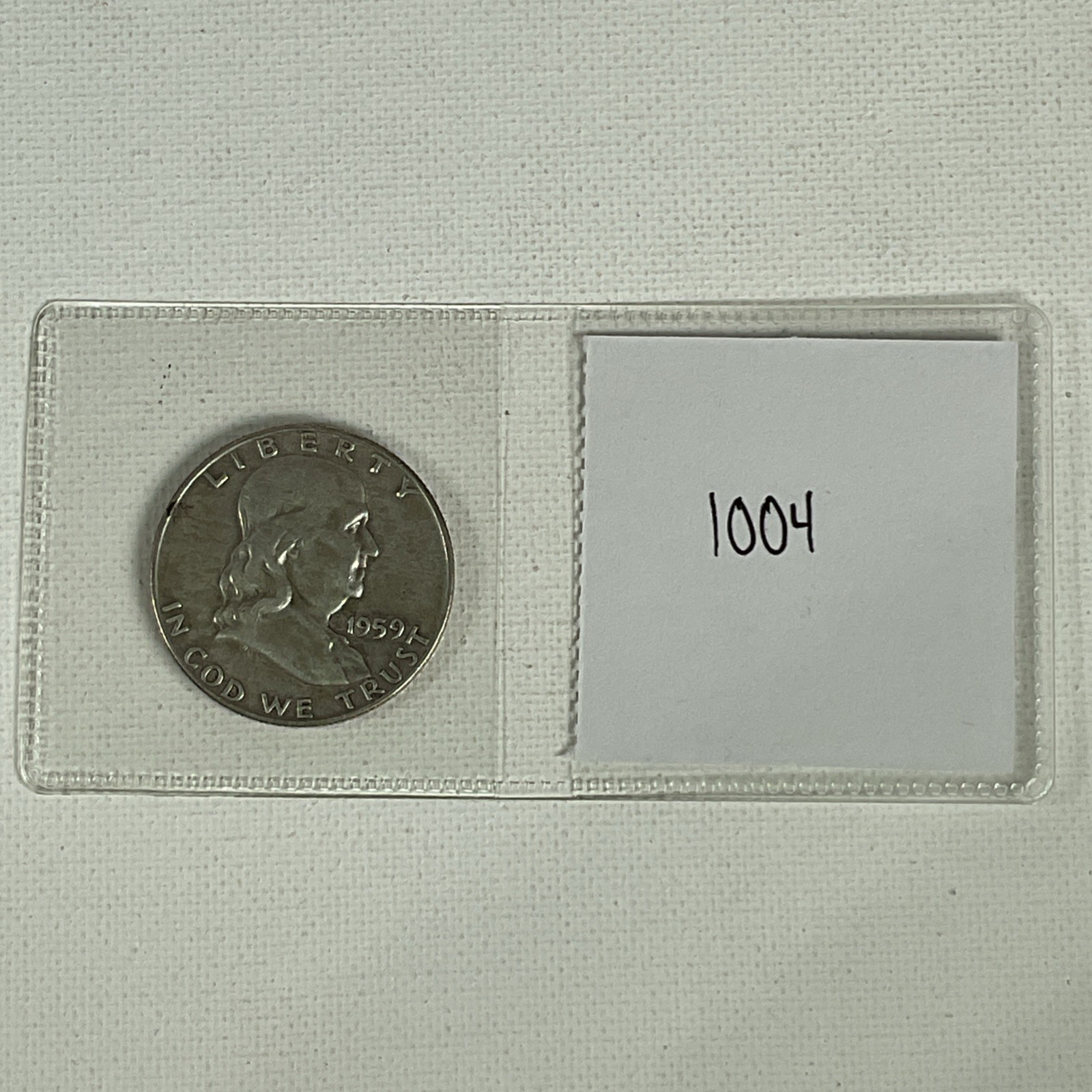 1959 Franklin Half Dollar, D #1004